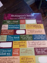 Stickers med Shakespearecitat